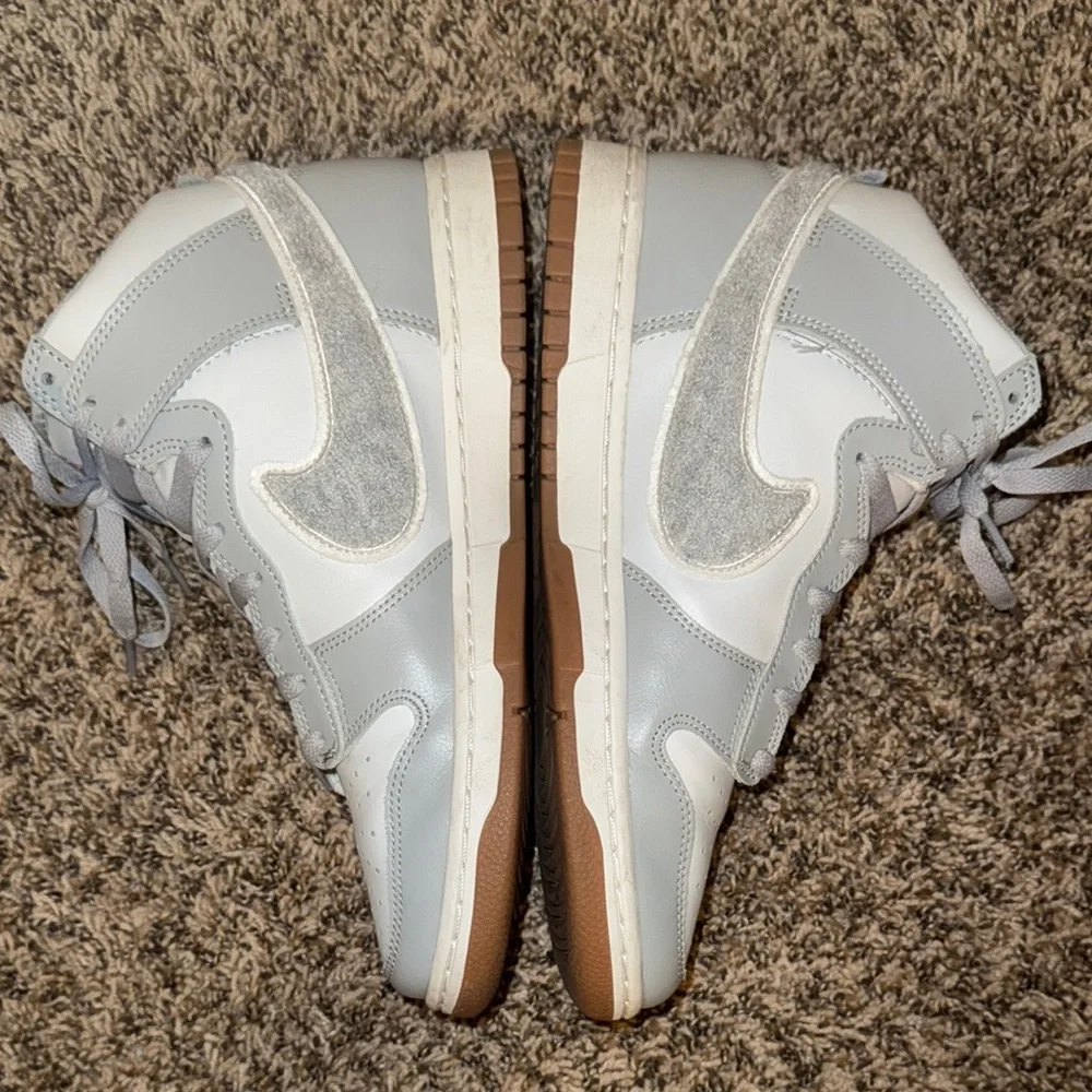 Nike Gray High-Top Athletic Shoes - Picture 11 of 13